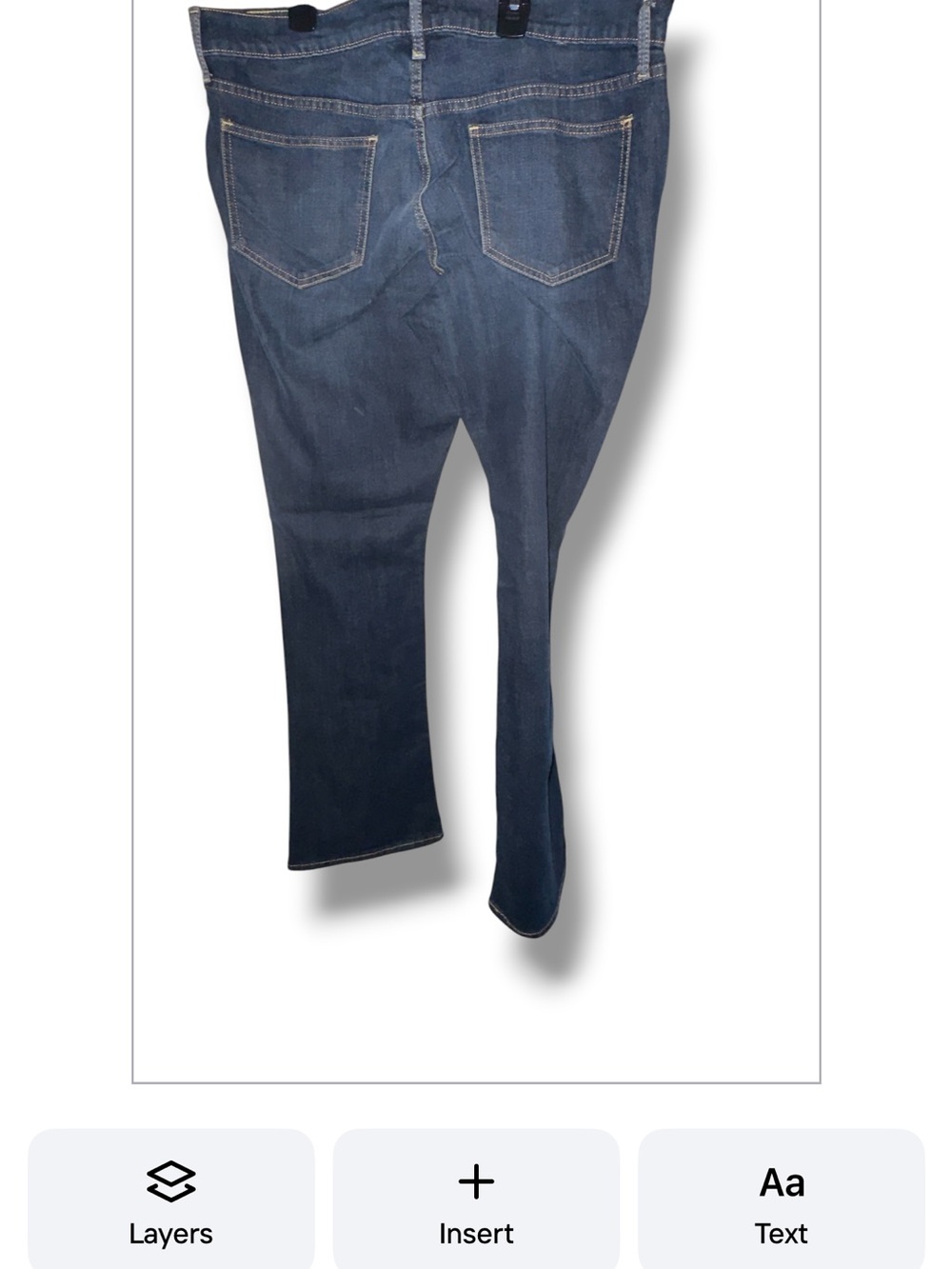 Old Navy The Flirt Bootcut Jeans - Dark Wash 16 Long - Picture 4 of 9